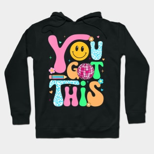 Leopard You Got This Testing Day For Teacher Kids Hoodie